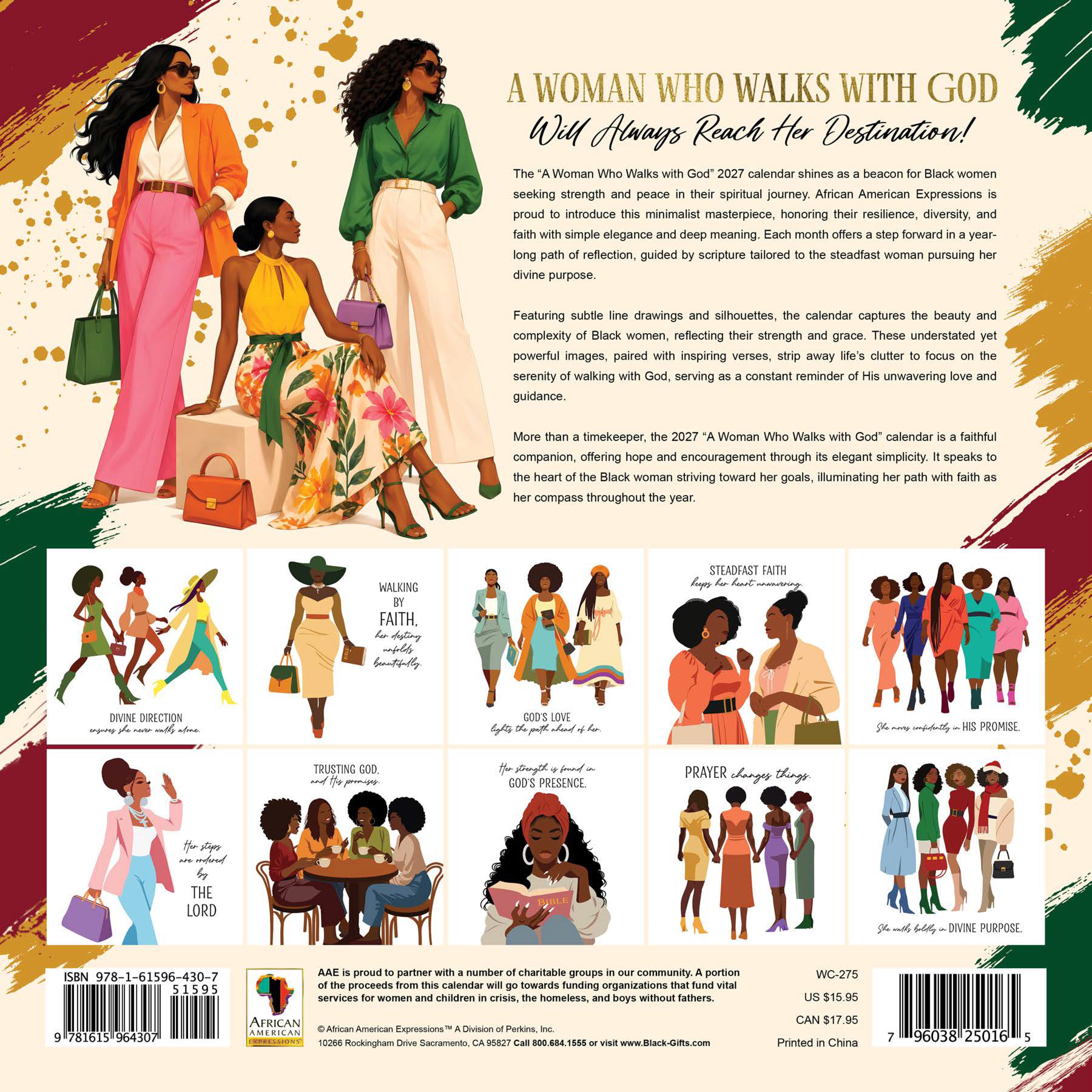 2027 A Woman Who Walks With God Calendar - FashionMojos.com