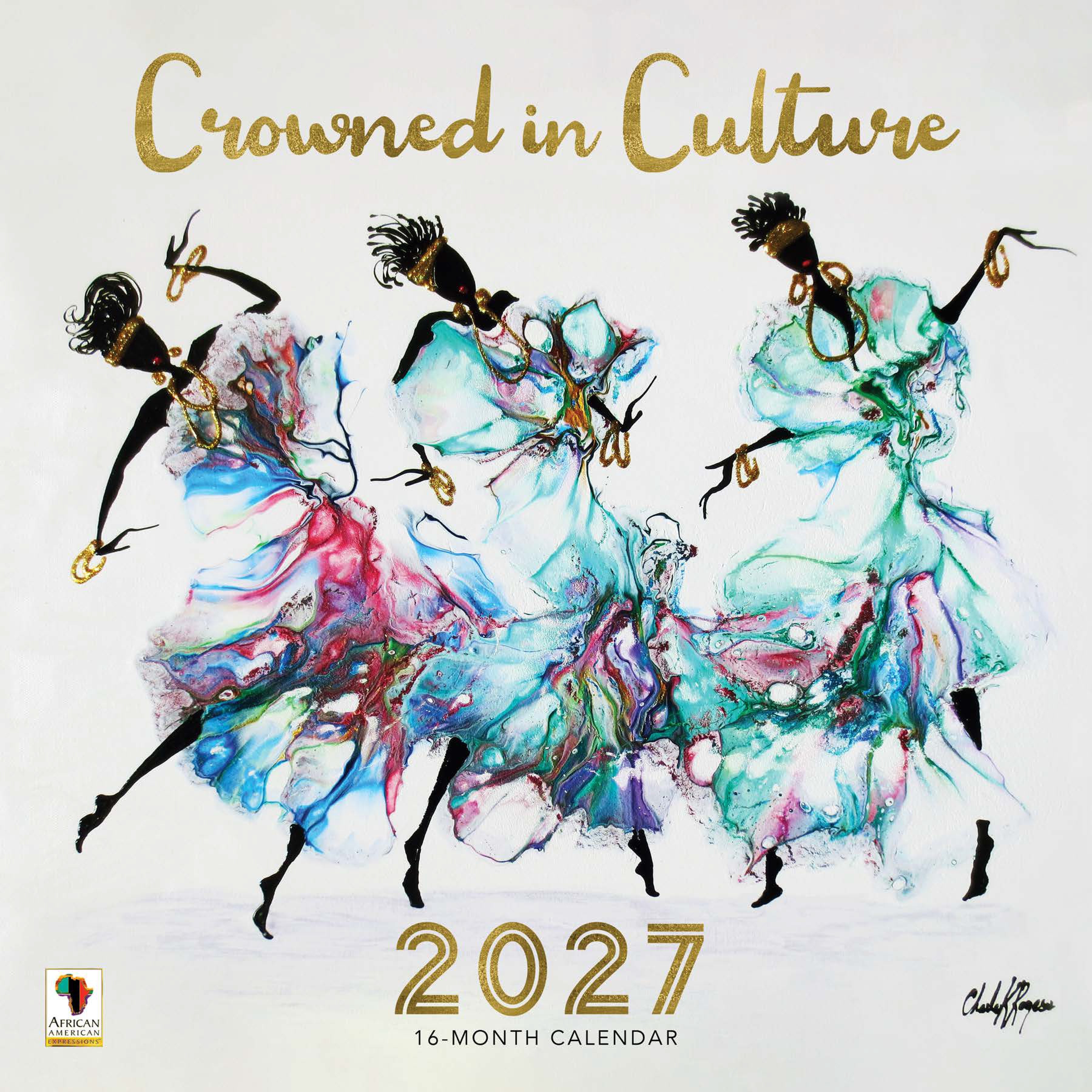 2027 Crowned in Culture Wall Calendar - FashionMojos.com