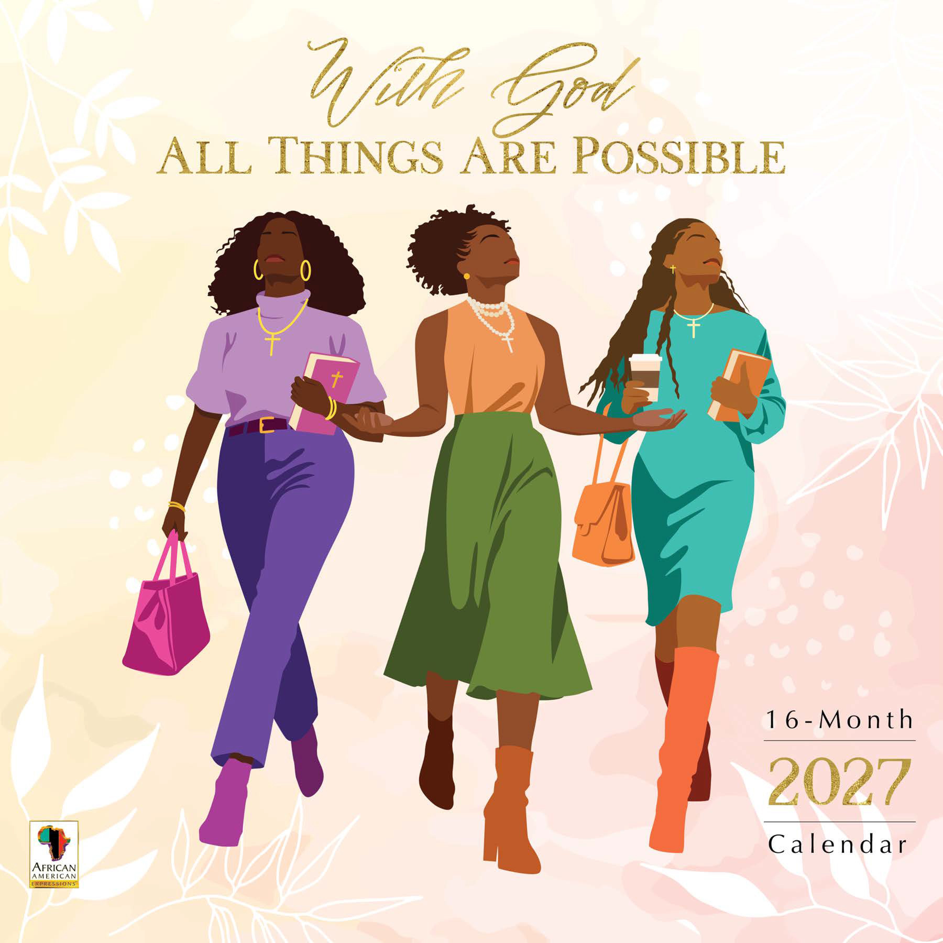 2027 With God all Things are Possible Wall Calendar - FashionMojos.com