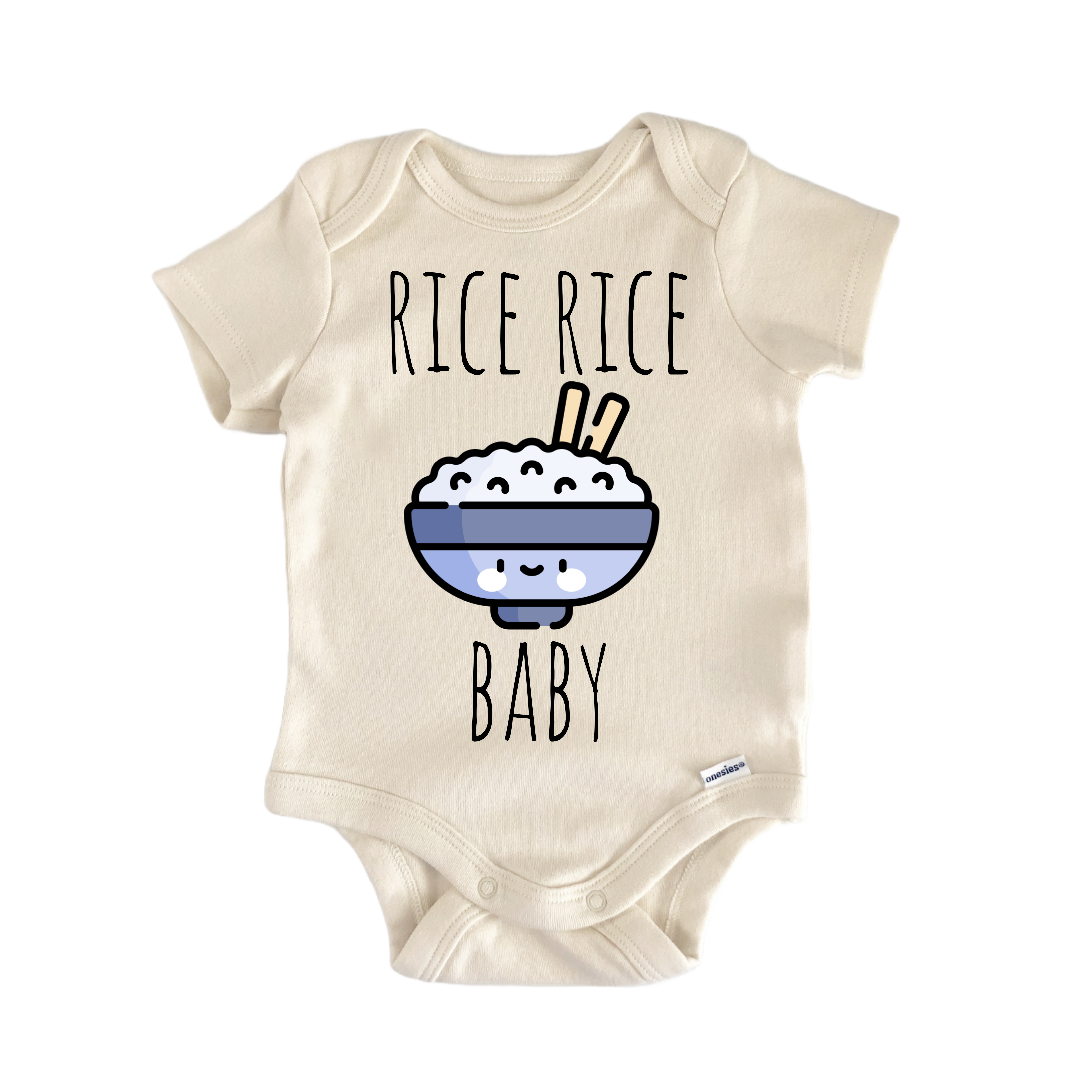 Rice Chinese Foodie Sushi Newborn Baby Onesie® Bodysuit