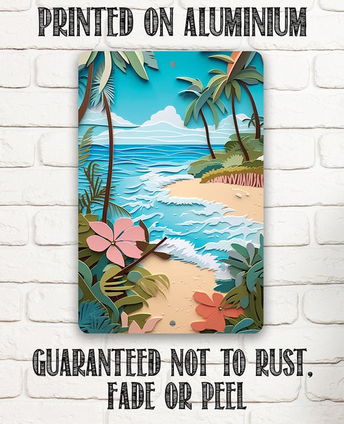 Beach Dreams - Metal Sign